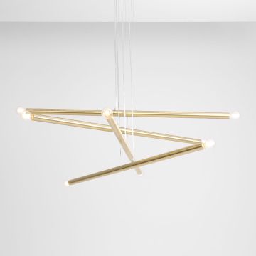 Aldex TUBO 1072P40 Suspension lumineuse 8x40W/E14