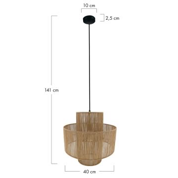 Dijk JUTE 104665 Suspension lumineuse 1x40W/E27 IP20