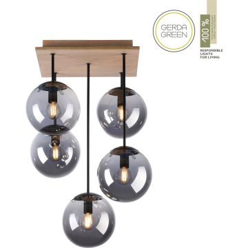 Paul Neuhaus GREEN WIDOW 11395-79 Lampe de plafond 5x25W/E14 ip20