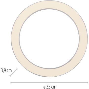 Paul Neuhaus PURE LINES ROUND 6310-16 Lampe de plafond 1x21W/LED 2200-5000k 1800lm ip20