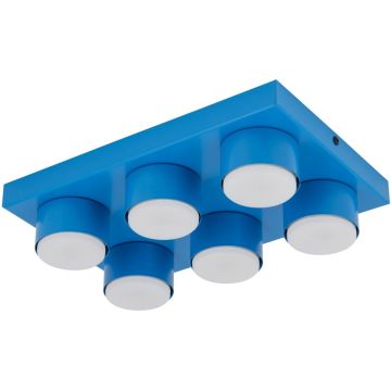 TK Lighting BRIX 11285 Lampe de plafond 6x11W/gx53 IP20
