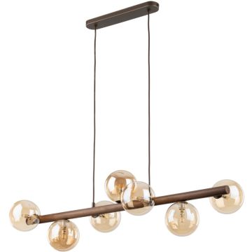 TK Lighting ESTERA WOOD 11096 Suspension lumineuse 7x8W/G9 IP20