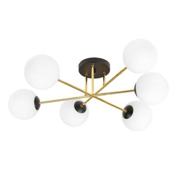 Emibig MAGNUM 1233/6 Lampe de plafond 6x10W/E14 IP20