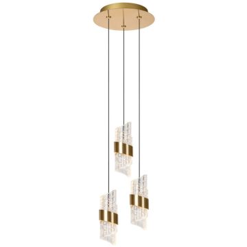 Lucide KLIGANDE 13496/21/02 Suspension lumineuse 3x7w/led 2700k 720lm ip20