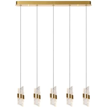 Lucide KLIGANDE 13496/35/02 Suspension lumineuse 5x7w/led 2700k 720lm ip20