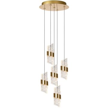 Lucide KLIGANDE 13496/36/02 Suspension lumineuse 5x7w/led 2700k 720lm ip20