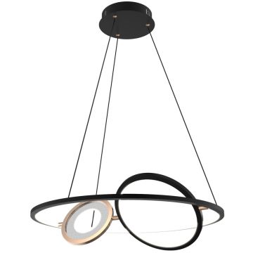 Altavola Design Seppia LA115/P_62_1+2_3k_black_gold Suspension lumineuse 1+2x45W/LED 3000K 2750lm IP20