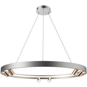Altavola Design Spectra LA114/P_90_6+1_grey_gold Suspension lumineuse 1x37W+6x5W/LED 3000K 2200lm IP20