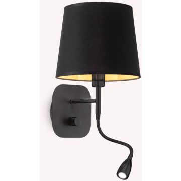 Ideal Lux NORDIK 158242 Applique murale 1x40W/E14+1x1.5W/LED ip20