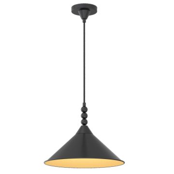 Cosmolight ASHFORD P01517BK Suspension lumineuse 1x40W/E27 ip20