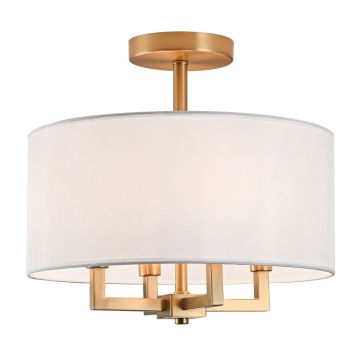 Cosmolight LILLE C04913BR-WH Lampe de plafond 4x40W/E14 IP20