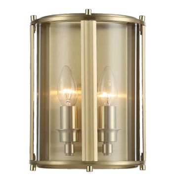 Cosmolight NEW YORK W02194BR Applique murale 2x40W/E14 ip20