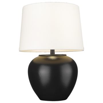 Cosmolight ROSETTE T01876BK-WH Lampe de table 1x40W/E27 ip20