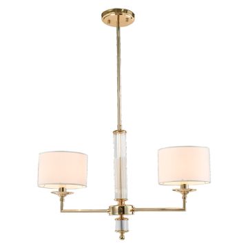 Cosmolight SUTTON P02392AU-WH Lampe de plafond 2x40W/E14 ip20