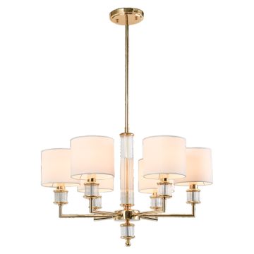 Cosmolight SUTTON P06385AU-WH Lampe de plafond 6x40W/E14 ip20
