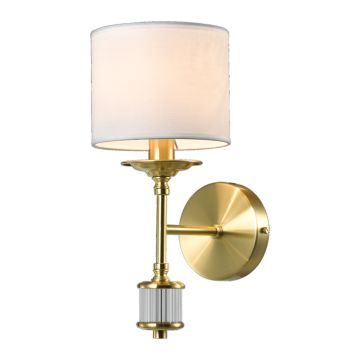 Cosmolight SUTTON W01845BR-WH Applique murale 1x25W/E14 ip20