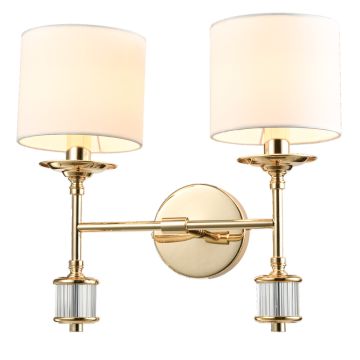 Cosmolight SUTTON W02415AU-WH Applique murale 2x25W/E14 ip20