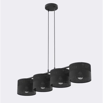Emibig KARBON 1651/4 Suspension lumineuse 4x15W/E27 IP20