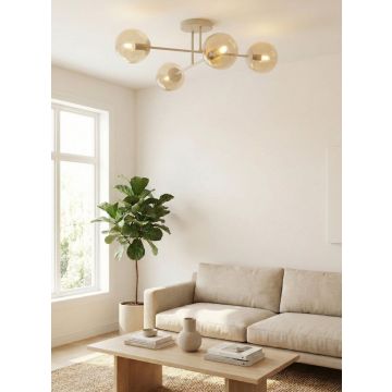 Emibig ROMA 1636/4 Lampe de plafond 4x10W/E14 IP20