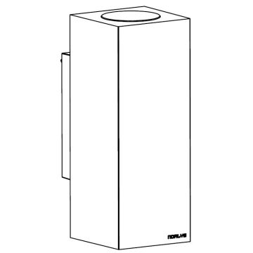 Norlys SANDVIK 1732BC Applique murale 2x8W/LED 3000K 1512LM IP65