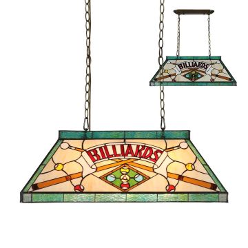 Prezent TIFFANY BILLIARD 1715 Suspension lumineuse 3x60W/E27 IP20