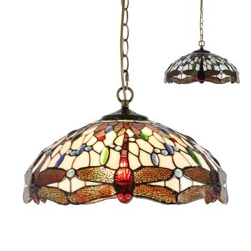 Prezent TIFFANY XXII. 1708 Suspension lumineuse 2x60W/E27 IP20