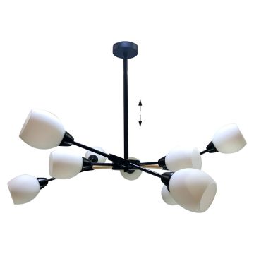 Prezent CITTERIO 18301 Lampe de plafond 9x40W/E14 IP20