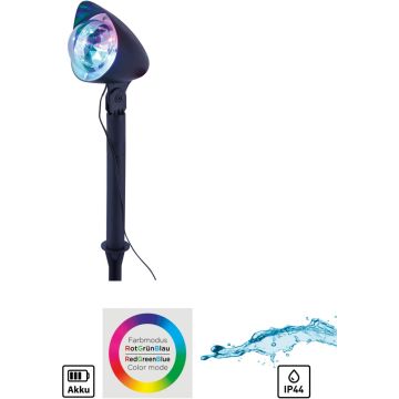 Paul Neuhaus DISCO 19035-18 Projecteur de jardin 1x3W/LED RGB ip44