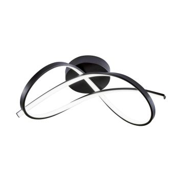 Zuma Line PAUL 19602C-BK Lampe de plafond 1x30W/LED 3000K|4000K|6000K 1450lm IP20