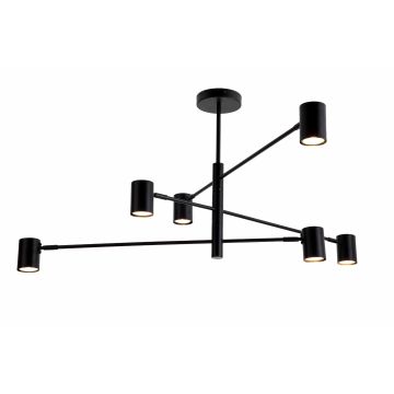 Zuma Line PEDRO PEN4104-6BK Lampe de plafond 6x5W/GU10 ip20