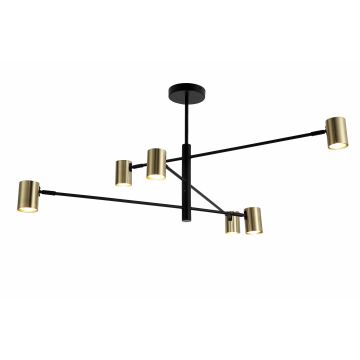 Zuma Line PEDRO PEN4104-6GD+BK Lampe de plafond ip20