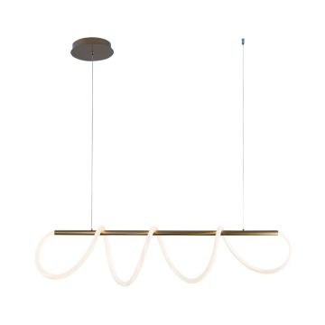Zuma Line BALBO 20006PM-GD Suspension lumineuse 1x45W/LED 3000K|4000K|6000K 3500lm IP20