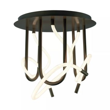 Zuma Line BALBO 2023573-BK Lampe de plafond 1x45W/LED 3000K|4000K|6000K 3830lm IP20