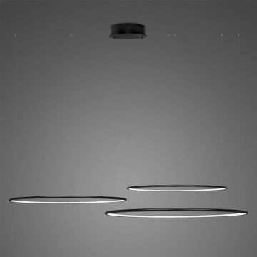 Altavola Design Ledowe okręgi LA075/CO3_80_in_3k_99W_black Suspension lumineuse 3x99W/LED 3000K 5940lm IP20