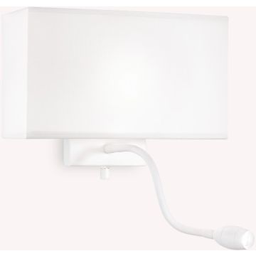 Ideal Lux HOTEL 215693 Applique murale 1x60W/E27+1x1,5W/LED ip20