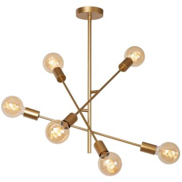 Lucide LESTER 21119/06/02 Lampe de plafond 6x40w/e27 ip20