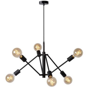 Lucide LESTER 21424/06/30 Suspension lumineuse 6x40w/e27 ip20