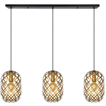 Lucide WOLFRAM 21417/03/02 Suspension lumineuse 3x60w/e27 ip20