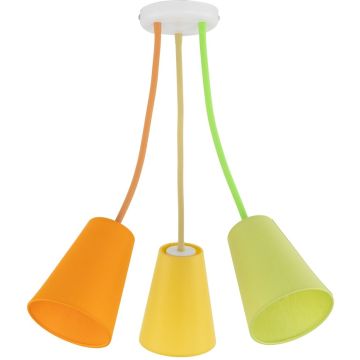 TK Lighting WIRE COLOUR 2106 Lampe de plafond 3x60W/E27