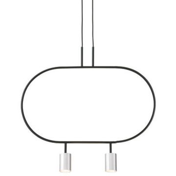 Altavola Design Luna LPL337-SL Suspension lumineuse 2x3W/LED 3000K 480lm IP20