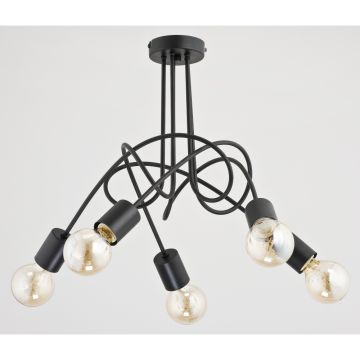 Alfa TANGO BLACK 23175 Lampe de plafond 5x60W/E27