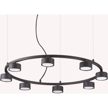 Ideal Lux MINOR 235547 Suspension lumineuse 8x9W/GX53 ip20