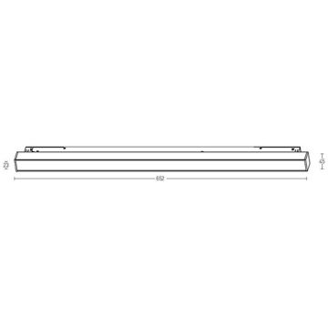 Zambelis MAGNETIC LED LIGHT 2089-27B Projecteur sur rail 20W/led 2700K 1650lm IP20