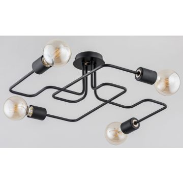 Alfa HOOK 24744 Lampe de plafond 4x60W/E27 IP20