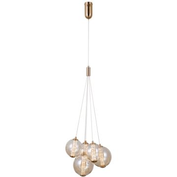 Italux Butero PND-34359-5-HBR-AMB Suspension lumineuse 5x20W/LED 3000K 1830lm IP20