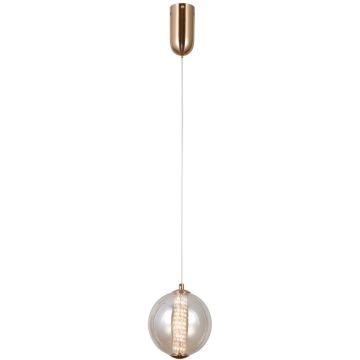 Italux Butero PND-34359-S-HBR-AMB Suspension lumineuse 1x6W/LED 3000K 550lm IP20