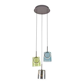 Paul Neuhaus ZULA 2543-70 Suspension lumineuse 3x6W/LED 3000K 540lm IP20
