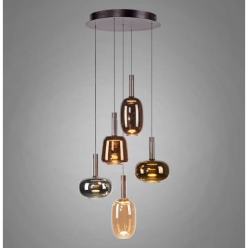 Paul Neuhaus IRIDES 2682-70 Suspension lumineuse 5x9W/LED 3000K 610lm IP20