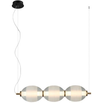 Italux Rinot PND-45372-3-WH-CL Suspension lumineuse 1x22W/LED 3000K 1200lm IP20