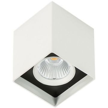 Italux Alden White Black 4000K SLC78002/12W 4000K WH+BL Spot en saillie 1x12W/LED 4000K 1010lm IP20